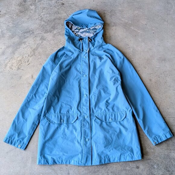 The North Face x Liberty Woodmont Rain Jacket Dusty Blue medium - Picture 1 of 10